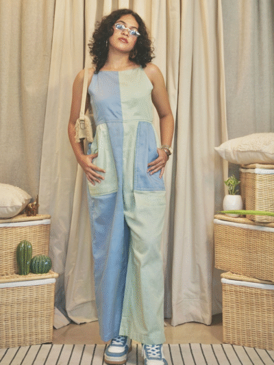 Half & Half Jumpsuit