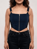 Blue Print Corset Unapologetic