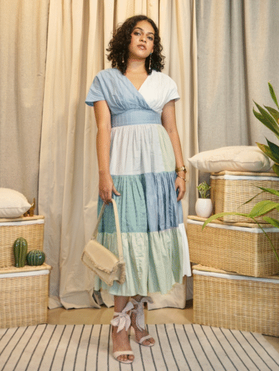 Puzzle Pieces Long Dress