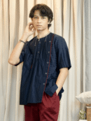 Animate Side Slit Shirt