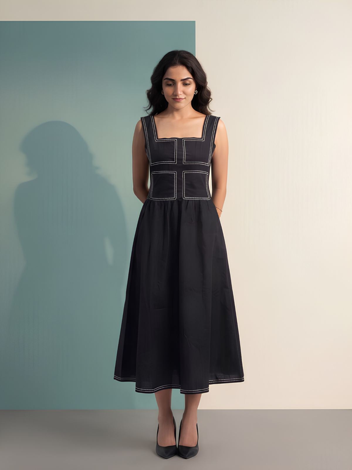 Boro Long Dress