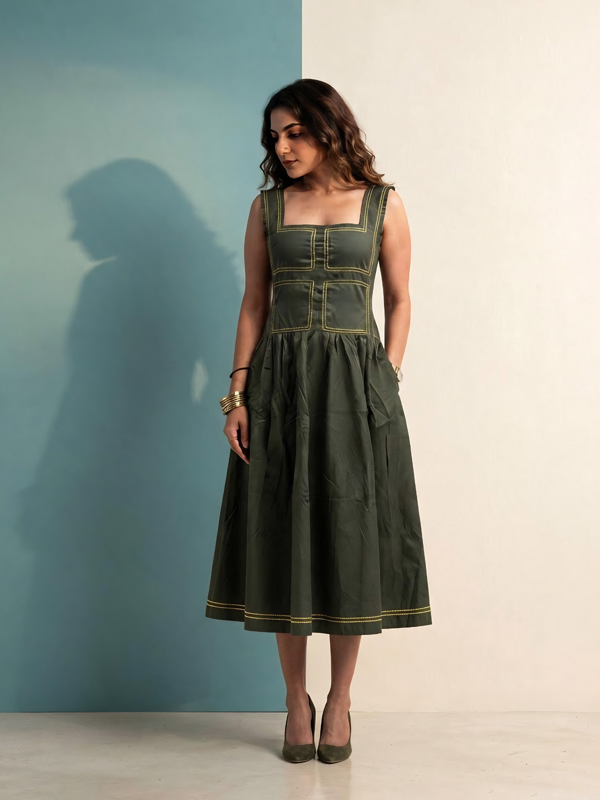 Boro Long Dress