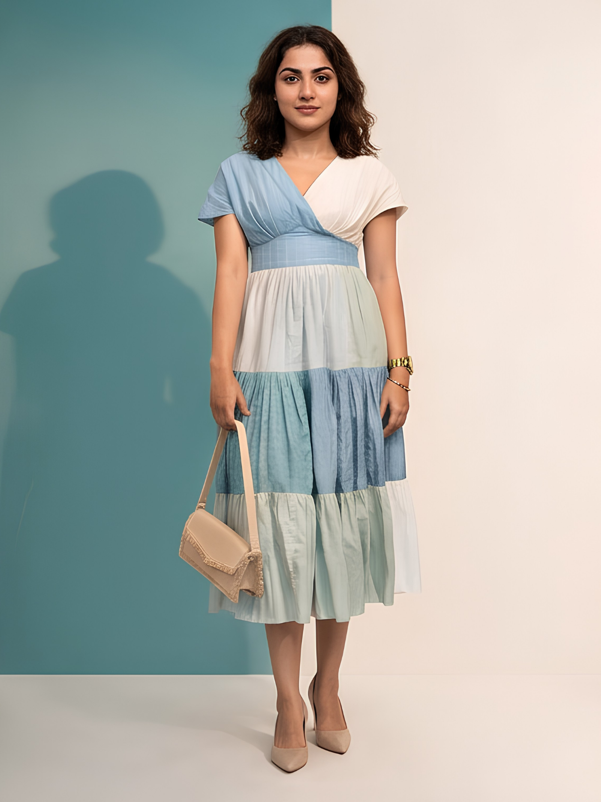 Puzzle Pieces Long Dress Unapologetic