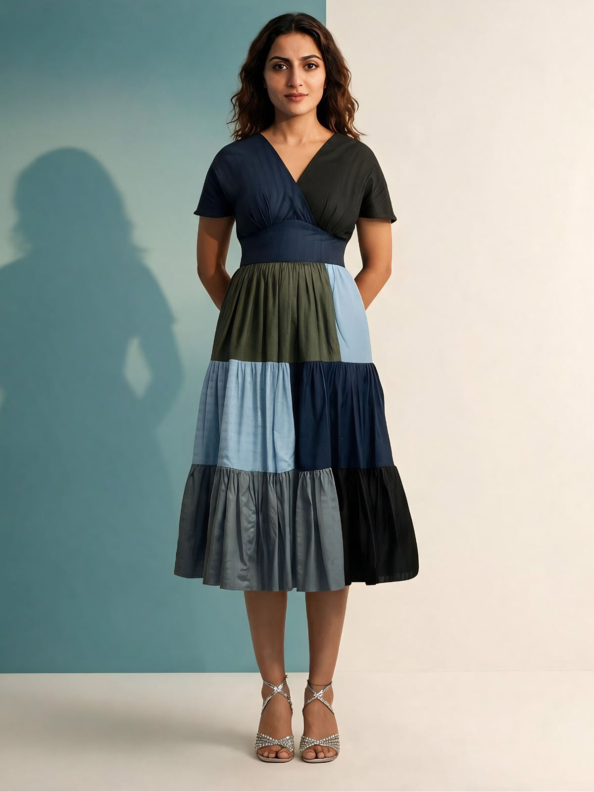 Puzzle Pieces Long Dress Unapologetic