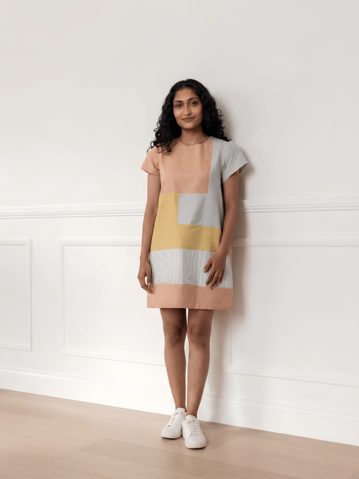 Puzzle Pieces Short Dress