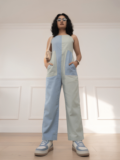 Half & Half Jumpsuit