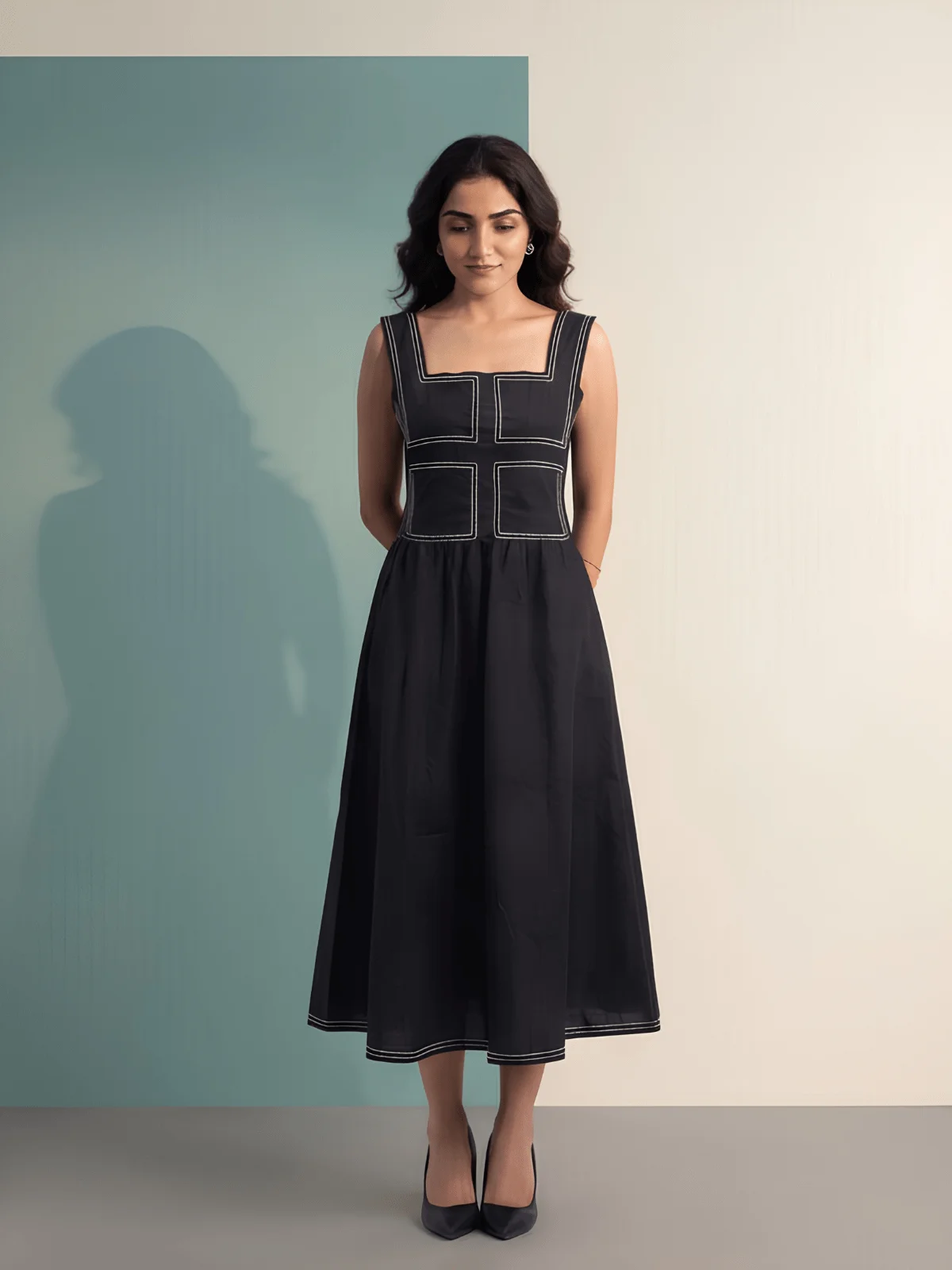 Boro Long Dress