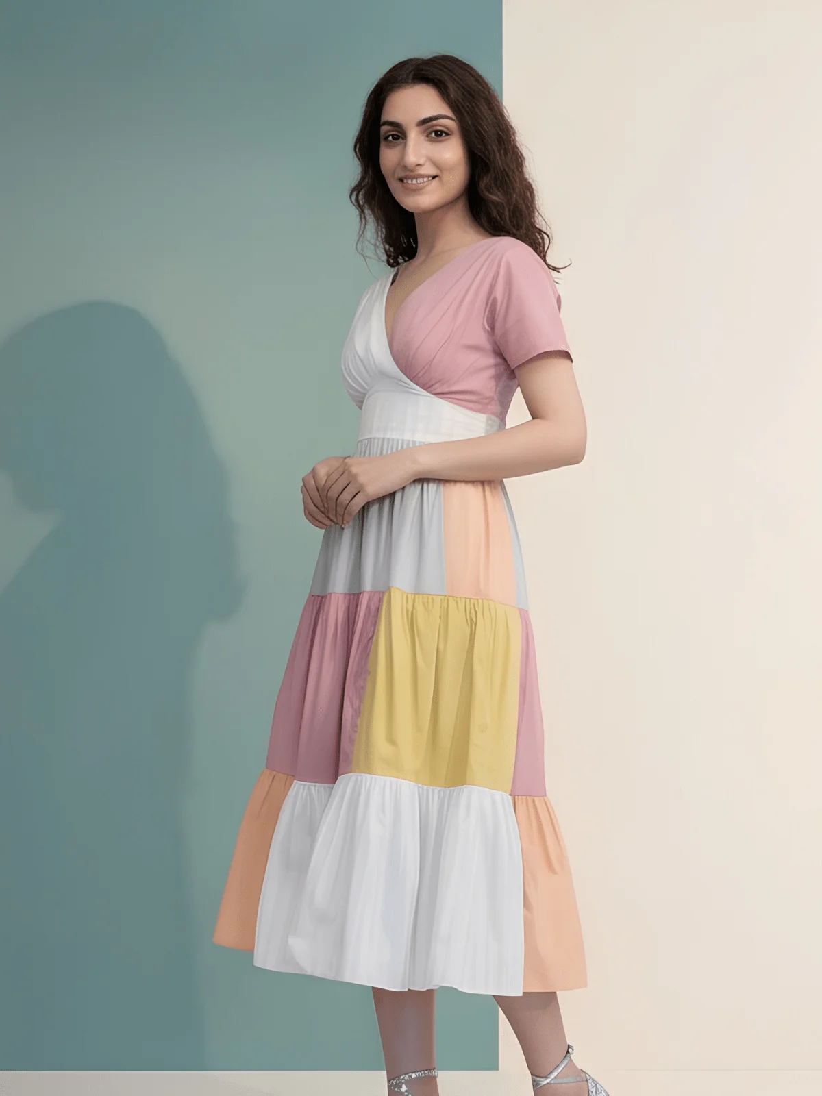 Puzzle Pieces Long Dress Unapologetic