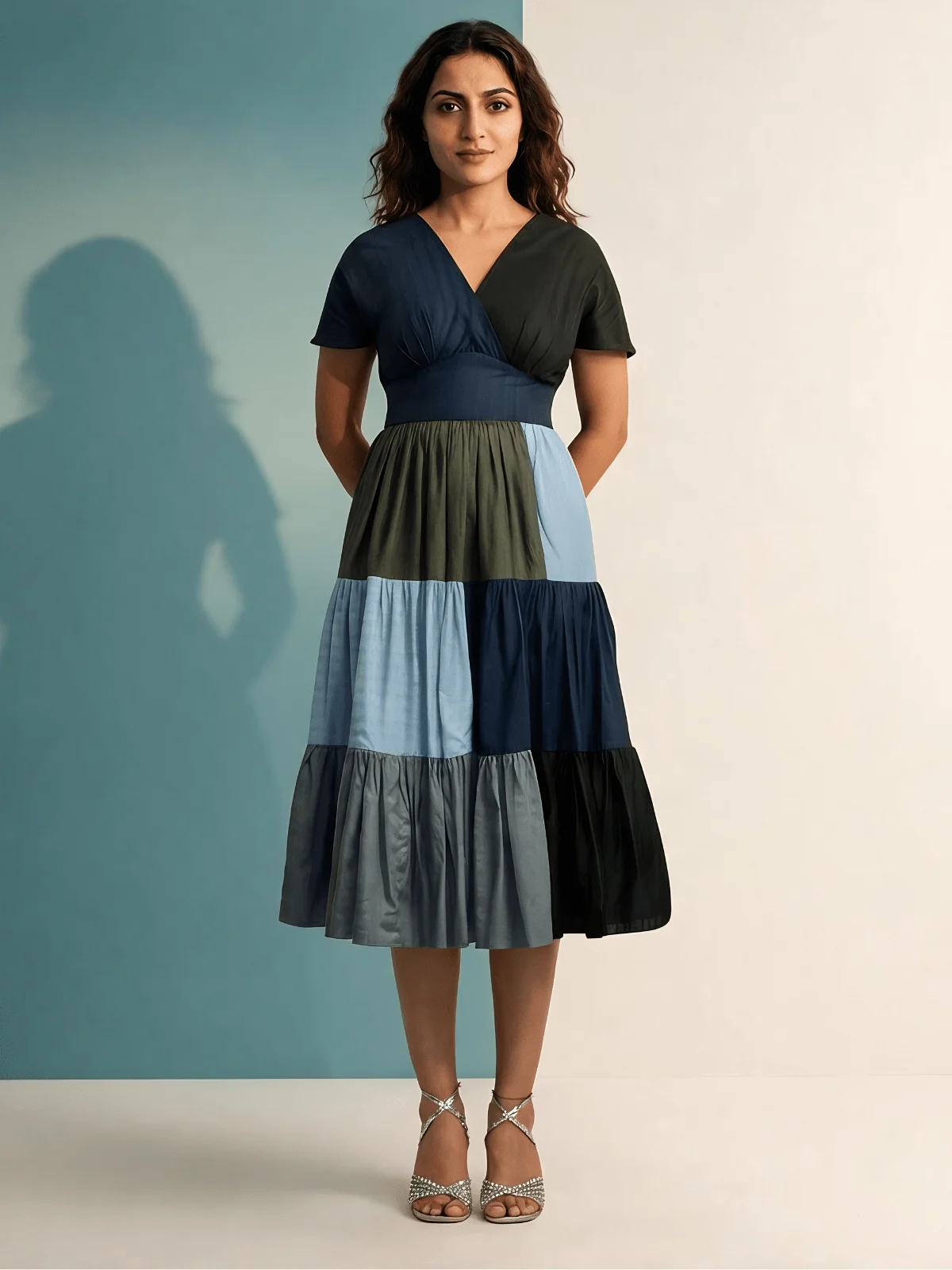 Puzzle Pieces Long Dress Unapologetic