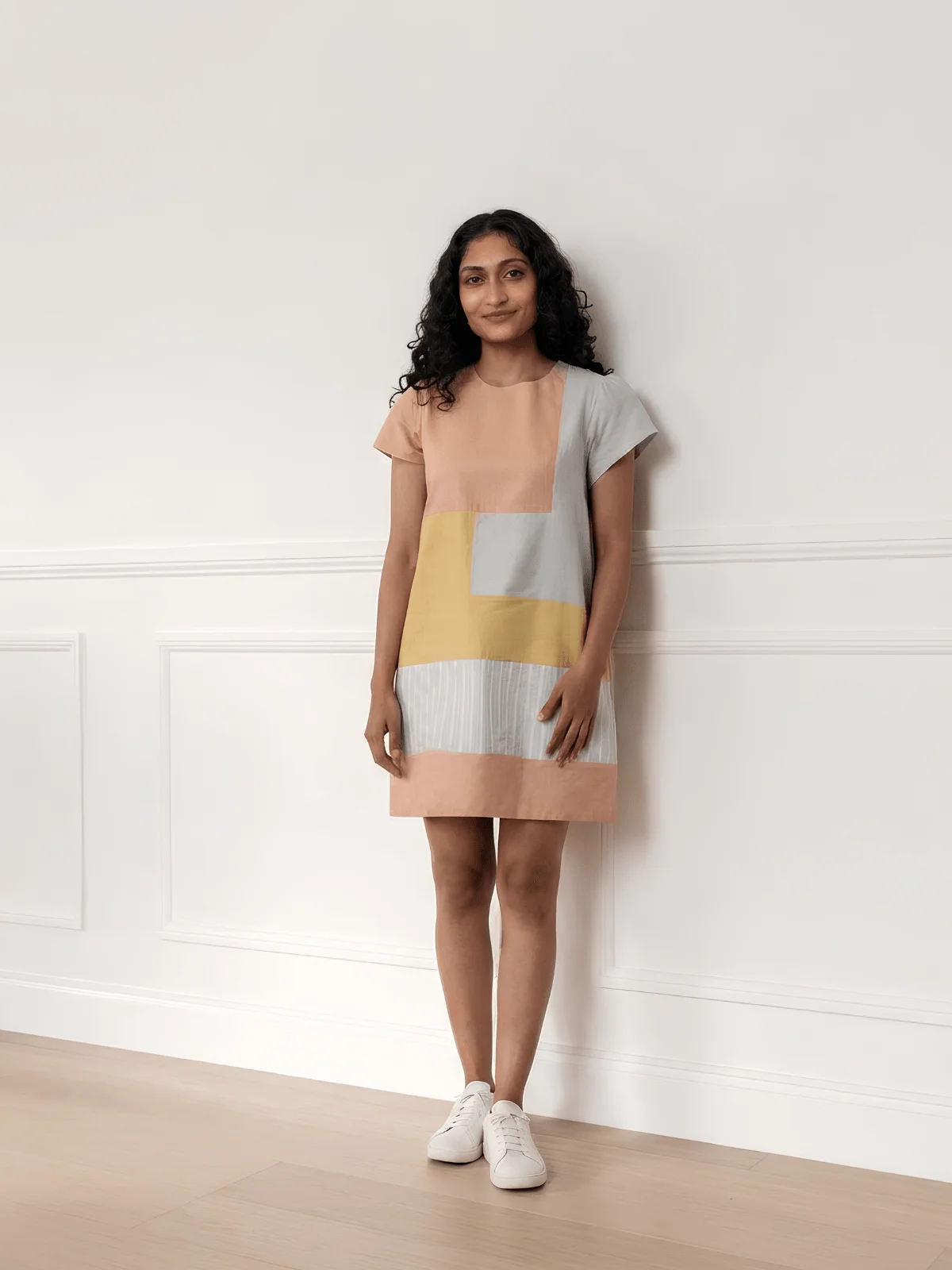 Puzzle Pieces Short Dress